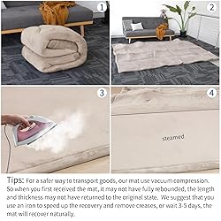 Baby Play Mat for Floor,1.3" Thick Memory Foam