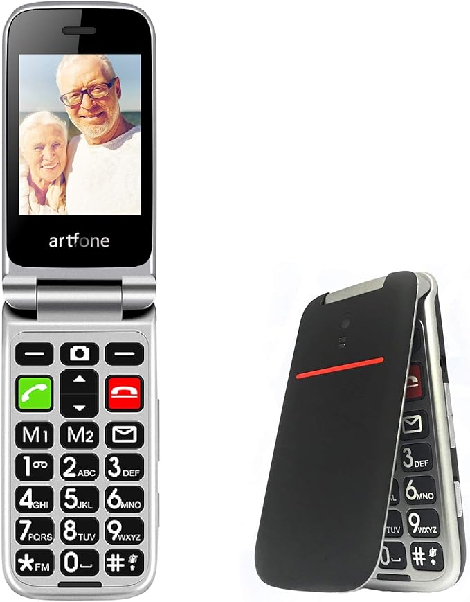 artfone CF241A Big Button Mobile Phone for Elderly, Senior Flip Mobile artfone CF241A Big Button Mobile Phone for Elderly, Senior Flip Mobile