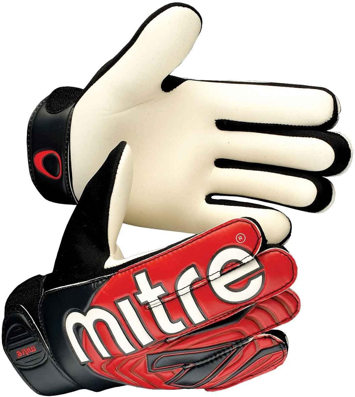 Mitre Primo Jnr Goalie Gloves Red Medium Amazon.co.uk Clothing
