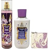 Bath & Body Works Moonlit Goddess - Fragrance Mist and Daily Nourishing Body Lotion - with a Lavender Dream Bar Soap