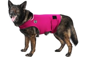 Kodervo Dog Anxiety Jacket, Skin-Friendly Dog Calming Shirt - Dog Coat for Thunder, Fireworks, Vet Visits and Separation - Ke
