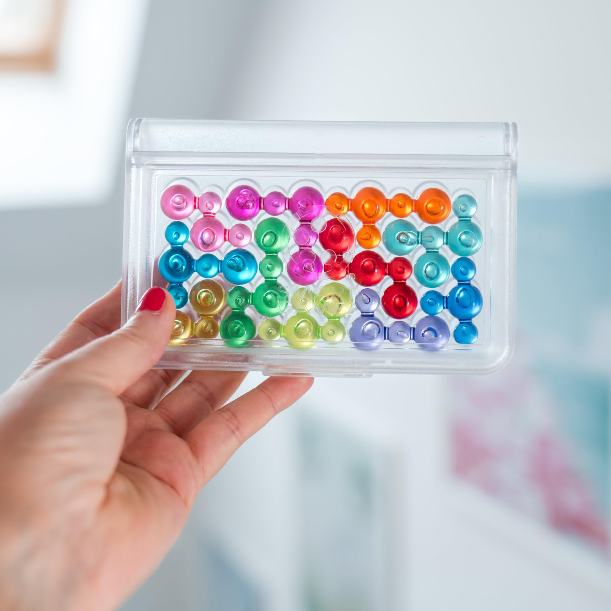 SmartGames IQ Bubbles | Boost Logic and Problem Solving Skills | 120 Challenges from Easy to Expert | Great for Ages 7 - Adult | A Fun Travel Game in a Portable Case