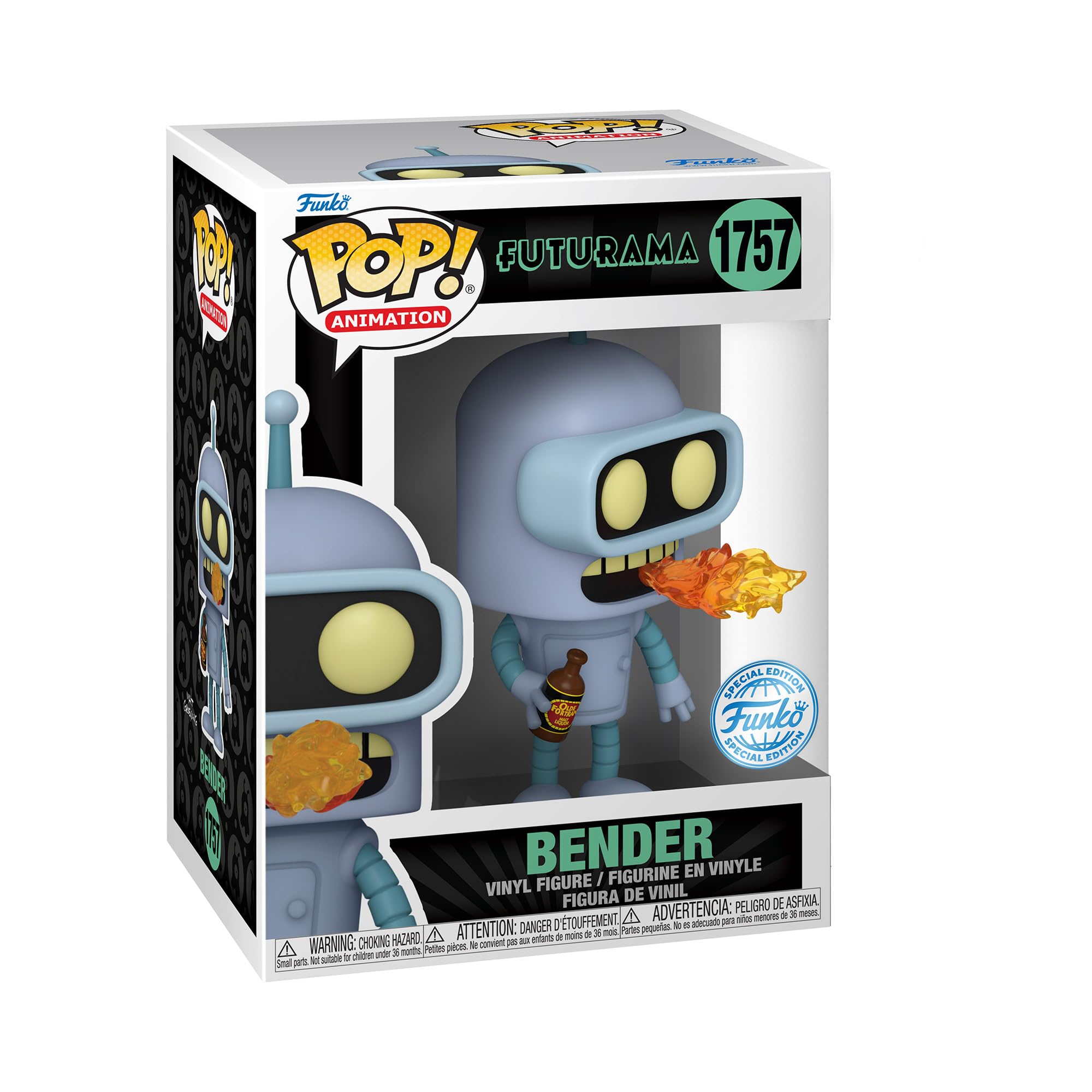 Funko POP! TV: Futurama - Bender - 1/6 Odds for Rare Chase Variant - Glow In the Dark - Collectable Vinyl Figure - Gift Idea - Official Merchandise - Toys for Kids & Adults - TV Fans