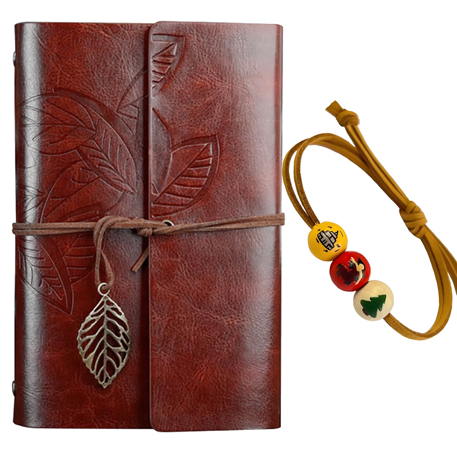 HJYZY Camp H. Blood Wooden Bead Bracelet for fans Cosplay CHB Costume Jewellery Accessory Anas Chase Diary Notebook 2 Pcs