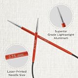 KnitPro Zing Fixed Circular Needles Asymmetrical 10" 2.75mm Knit Pro view 2