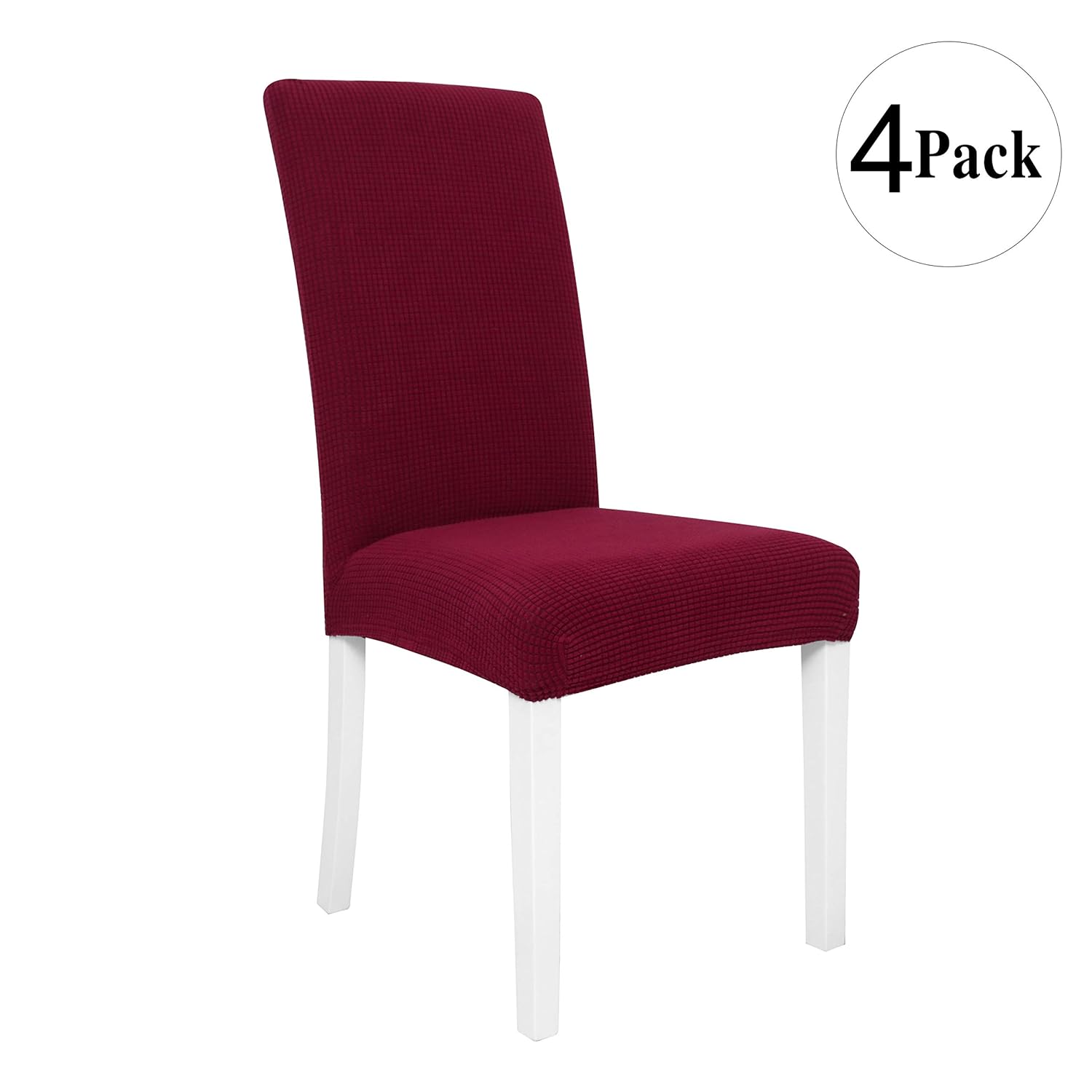 Best Burgundy Chair Covers 19 Inch Wide