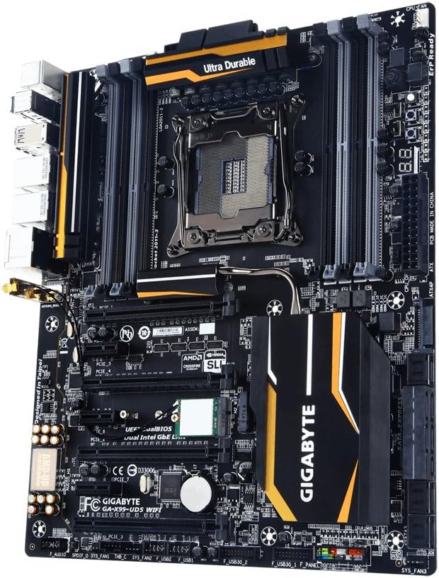 Gigabyte Intel Lga 2011 3 X99 4way Sli Crossfirex Wifi Dual Lan Motherboards Ga X99 Ud5 Wifi Motherboards Computers Accessories Standjusto Pt
