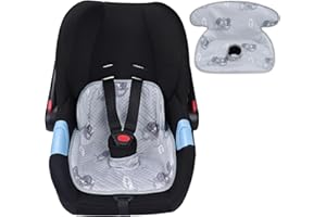 LITTOBEBE Piddle Pad, Car Seat Potty Training Protector, Baby Waterproof Car Seat Cover with Anti-Slip Backing, Machine Washable Liner for Toddler Carseat, Stroller (Gray)