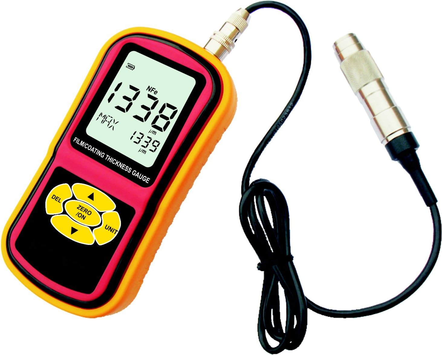 BenetechGM280 Film/ Coating Thickness Gauge, 0 to1500μm