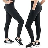 SATINA Women's High Waisted Workout Yoga Leggings