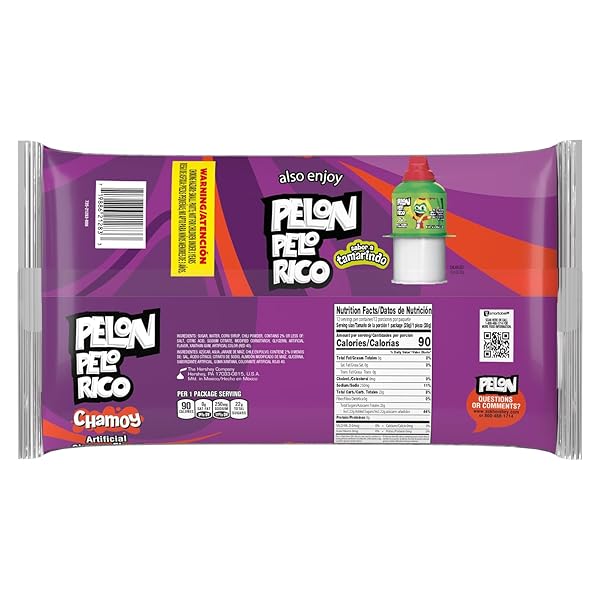 PELON PELO RICO CHAMOY CANDY, 1 OZ, 12 COUNT (PACK OF 1)
