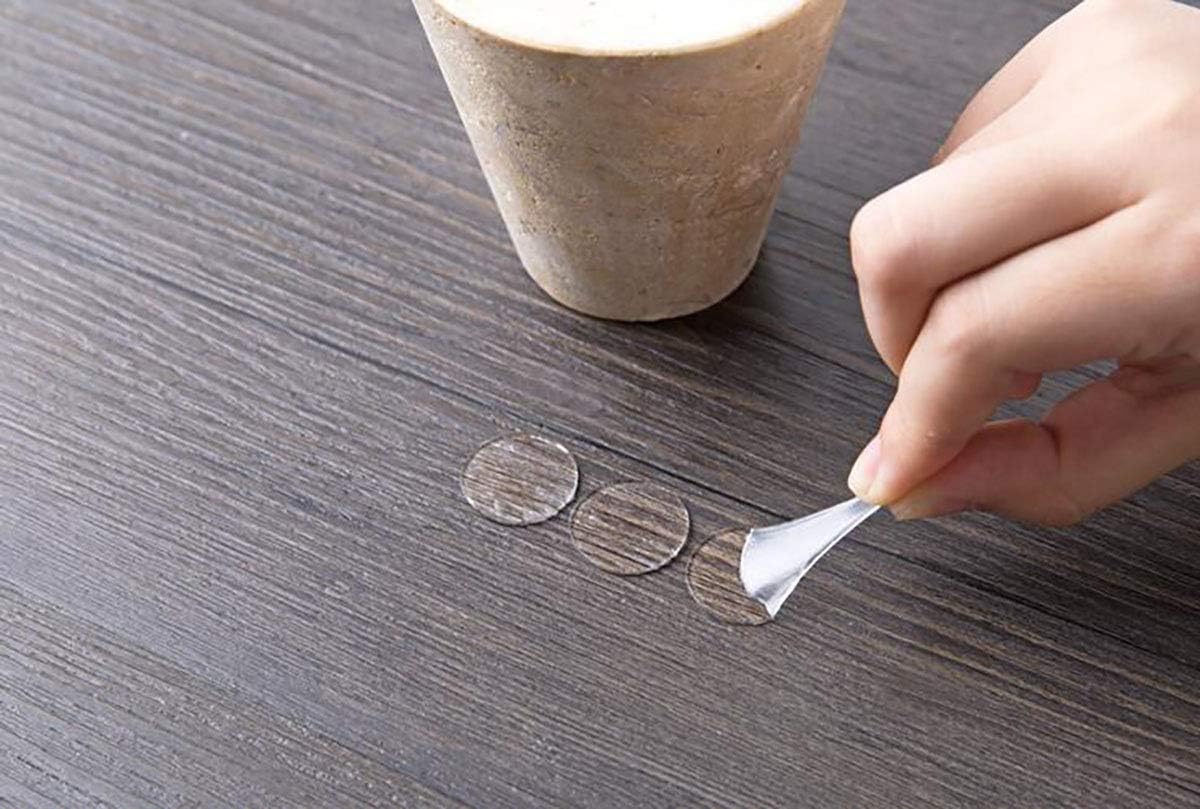 Fodattm Clear Waterproof Double Sided Adhesive Acrylic Film Sticker Super Sticky No-Trace Mounting Tape for Home Decor Office (Round A# - Image 4
