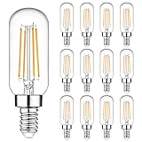 E12 Candelabra Edison Bulbs 60 Watt Equivalent, T6