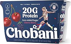 Chobani® 20g Protein Lowfat Greek Yogurt Cherry Berry 6.7oz 4PK