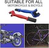 Daricowathx 2 Pack Bike Brush Cleaner 3-Sided Bristles Chain Gear Tool view 4