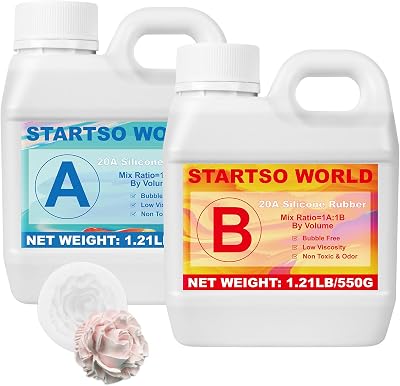 STARTSO WORLD 20A Platinum Liquid Silicone Rubber Mold Making Kit 38OZ