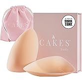 CAKES Body® grippy (Non-Adhesive) Triangle Nipple Covers for Women - Silicone Nipple Covers with Travel Pouch
