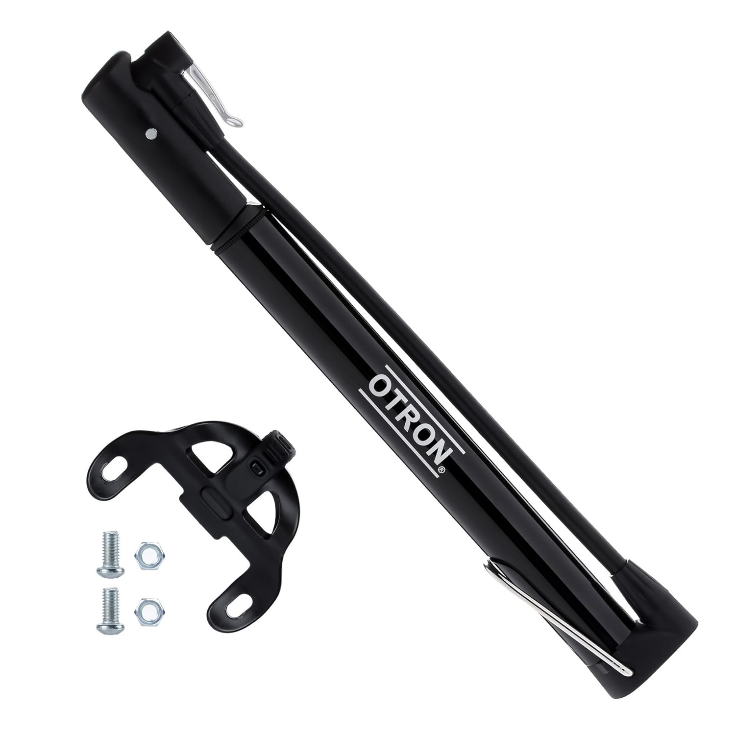 Otron Mini Bike Pump Compact Portable Extremely Lightweight Premium Cnc Aluminum Presta Schrader Valve Compatible For Road Mountain Or
