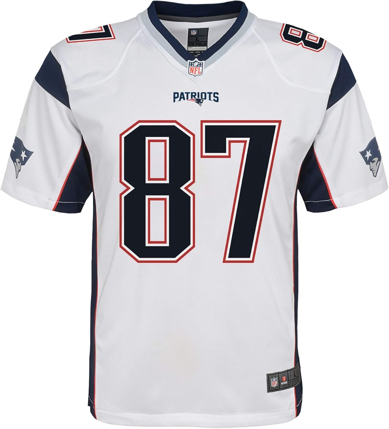 camiseta patriots blanca