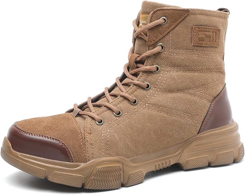 SUADEX Steel Toe Work Boots for Men Women