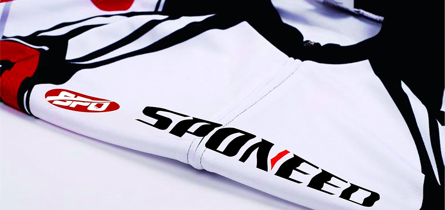 sponeed Cycling Clothes for Men Long Sleeve Mountain Bike Road Bicycle Shirt Jeresys Pants Padded Bike Jakcet Outfit: Clothing