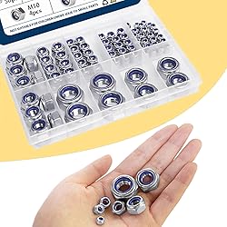 Vifmy Locknuts Assortment Kit,M3 M4 M5 M6 M8 M10