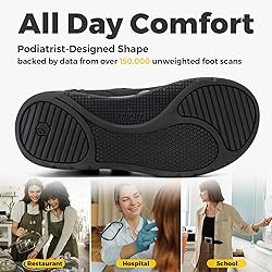 FitVille Diabetic Shoes for Women Extra Wide Width