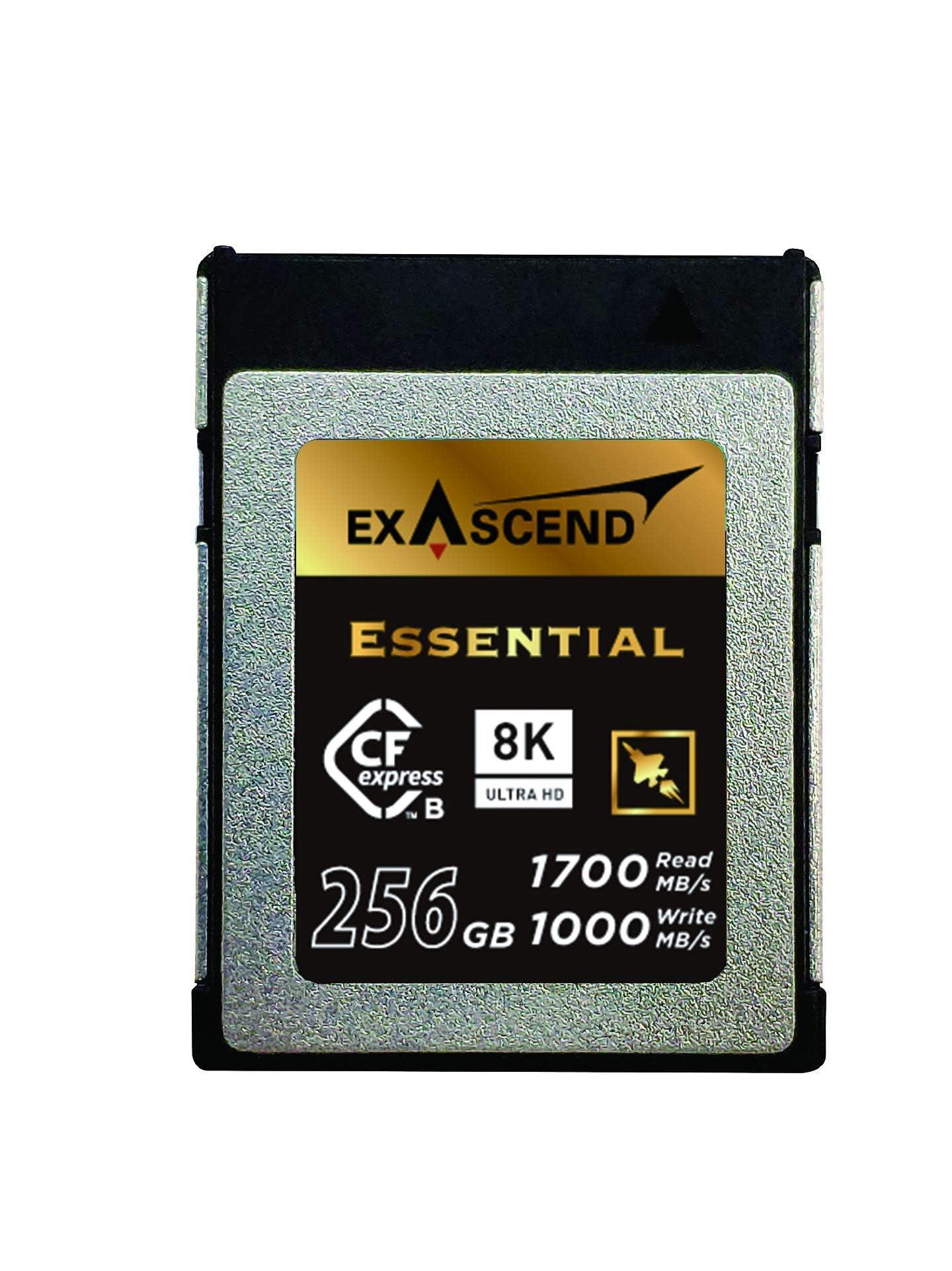 Essential 256GB CFexpress Type B 1700MB/s Write Speed, 1800MB/s Read Speed, RAW 8K Video For Professional Grade DSLR and Video Cameras Sustained Write Speeds 900MB/s (8K Video, 256GB)