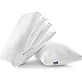 Bedsure Fluffy Adjustable Layer Bed Pillows for Sleeping Queen Size, Set of 2, Soft & Firm Luxury Queen Pillows 2 Pack with 4 Adjustable Layers for Back, Side, Stomach Sleepers (19"x28")