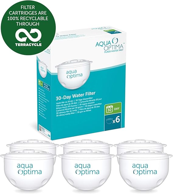Aqua Optima Original 6 month pack, 6 x 30 day water filters SWP576