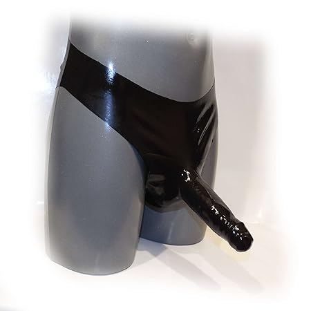 Latex String/Slip Penisschaft und Hodensack heiß Size:L