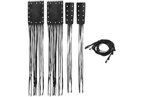 ZERONE 2pcs Motorcycle Handlebar Tassel Fringe Grip Cover Lever Universal for Victory Cruiser Handle Cover,Universal Synthetic Leather Material Grips Hand Cuffs Mounting Straps Accessory