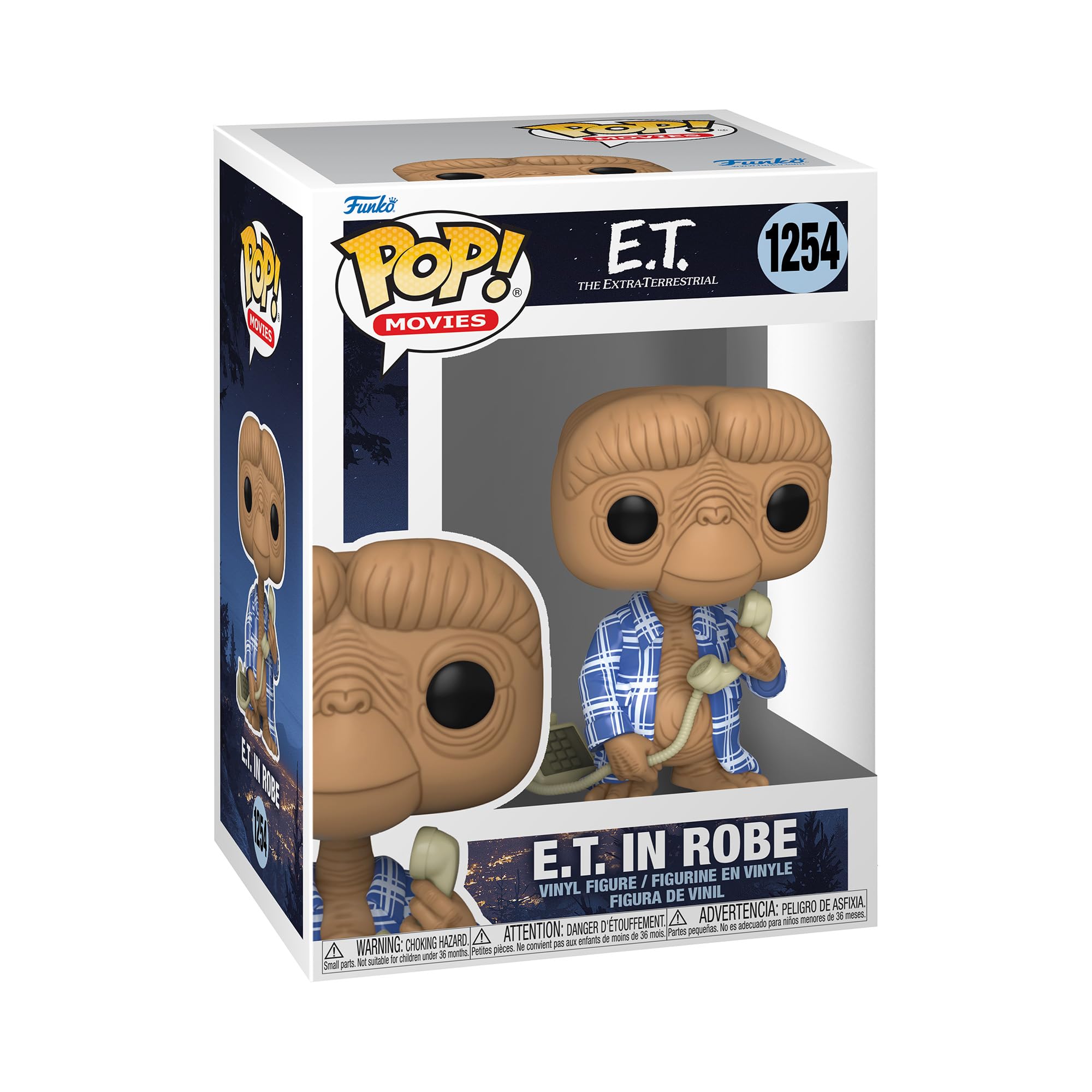 Funko POP Movies: E.T. 40th - E.T. in flannel, Multicolor, One Size (63991)