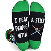 GOLIN Funny Saying Crew Socks, Novelty Gifts for Men Women Teens