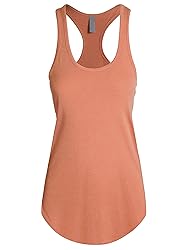 Womens Active Racerback Tank Top Soft Casual