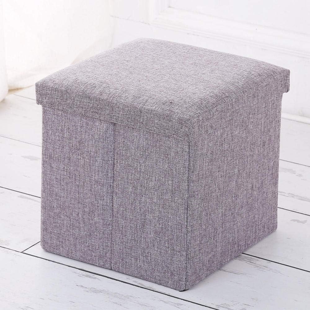 WNMO Taburete De Almacenamiento De Tela Taburete De Almacenamiento