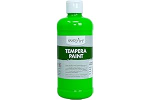 Handy Art Tempera Paint 16 Ounce, Fluorescent Green