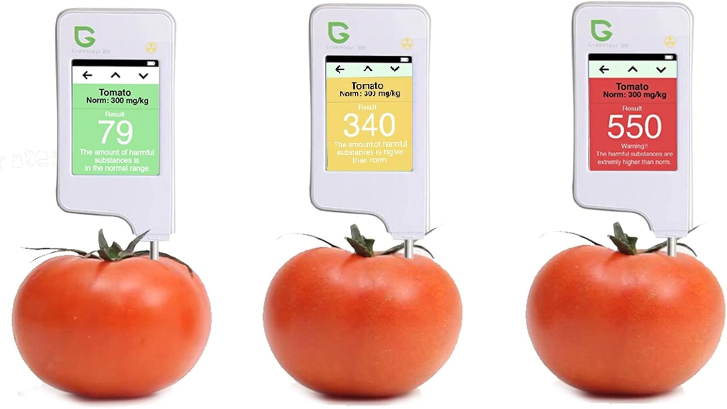 Greentest, Personal/Probador de nitratos ensayador para frutas y verduras, Detector de frutas y verduras (Blanco): Amazon.es: Bricolaje y herramientas