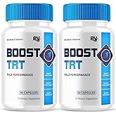 (2 Pack) Boost TRT Maximum Strength Performance Supplement BoostTRT Premium Capsules, Boost TRT Maximum Strength Advanced Multivitamin Supplement, BoostTRT Health Management Pills (120 Capsules)
