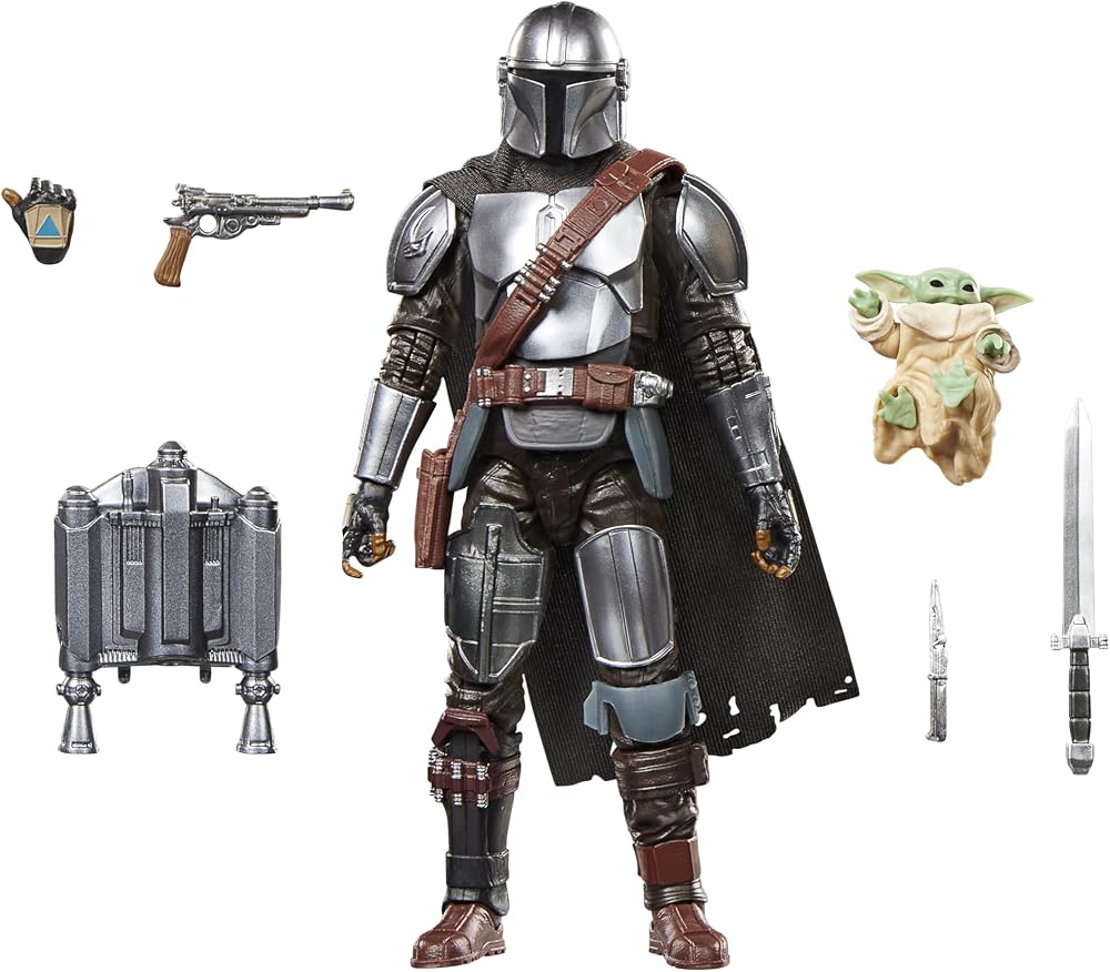 Star Wars The Black Series Mandalorian & Grogu Deluxe 15-cm Figure