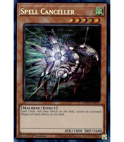 Thẻ Bài Yugioh Chính Hãng - Spell Canceller - DUDE-EN032 - Ultra Rare 1st Edition | Việt Nam