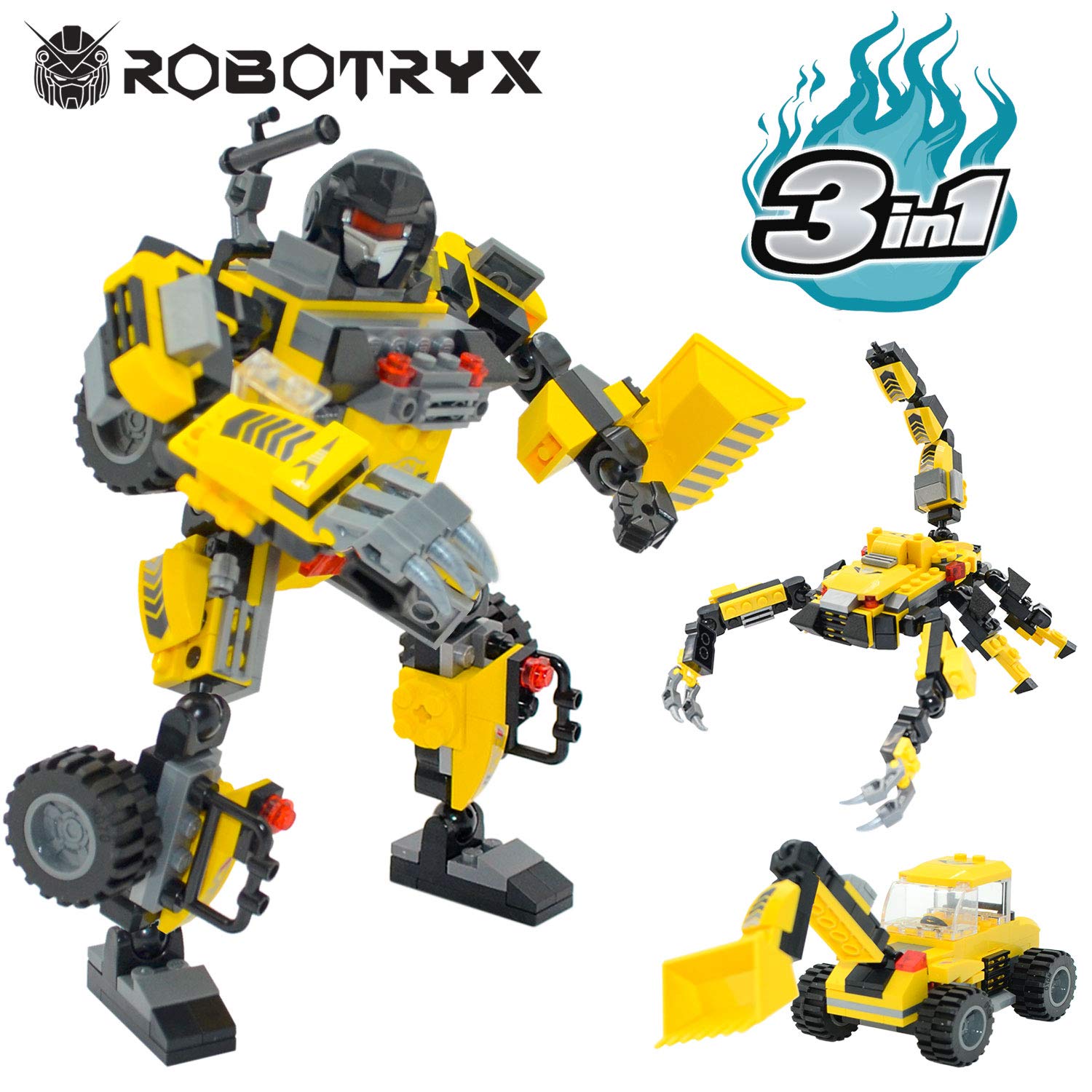 robot stem toy 3 in 1
