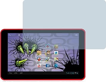 2x Easypix MonsterPad EP770 ENTSPIEGELNDE Displayschutzfolie Bildschirmschutzfolie von 4ProTec - Nahezu blendfreie Antireflex