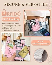 Lotadilo for iPhone 15 Pro Max Wallet Case with