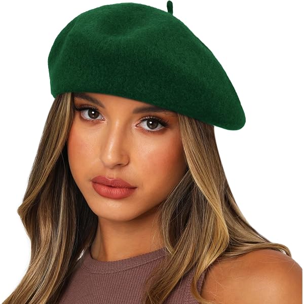 1428 Cashmere Beret Hats For Women Girls, Reversible French Berets Hat Solid Sydbecs Beret Hats for Women Girls, Reversible French Berets  main image 3