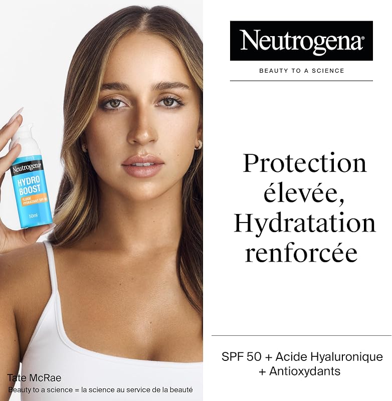 Fluide Hydratant Hydro Boost SPF 50 Sans Parfum, 50 ml