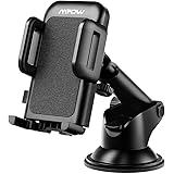Mpow Car Phone Mount, Washable Strong Sticky Gel Pad with One-Touch Design Dashboard Car Phone Holder Compatible iPhone 12/11