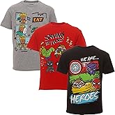 Marvel Avengers Spider-Man Iron Man Thor 3 Pack T-Shirts Toddler to Big Kid