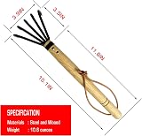 GAOGE Mini Steel Hand Rake Portable Digging Transplanting Garden Tool view 4