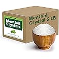 5 LB Menthol Crystals Bulk, 100% Pure Organic Mint Crystals | Great for Making Shower Steamers, Creams and Soaps